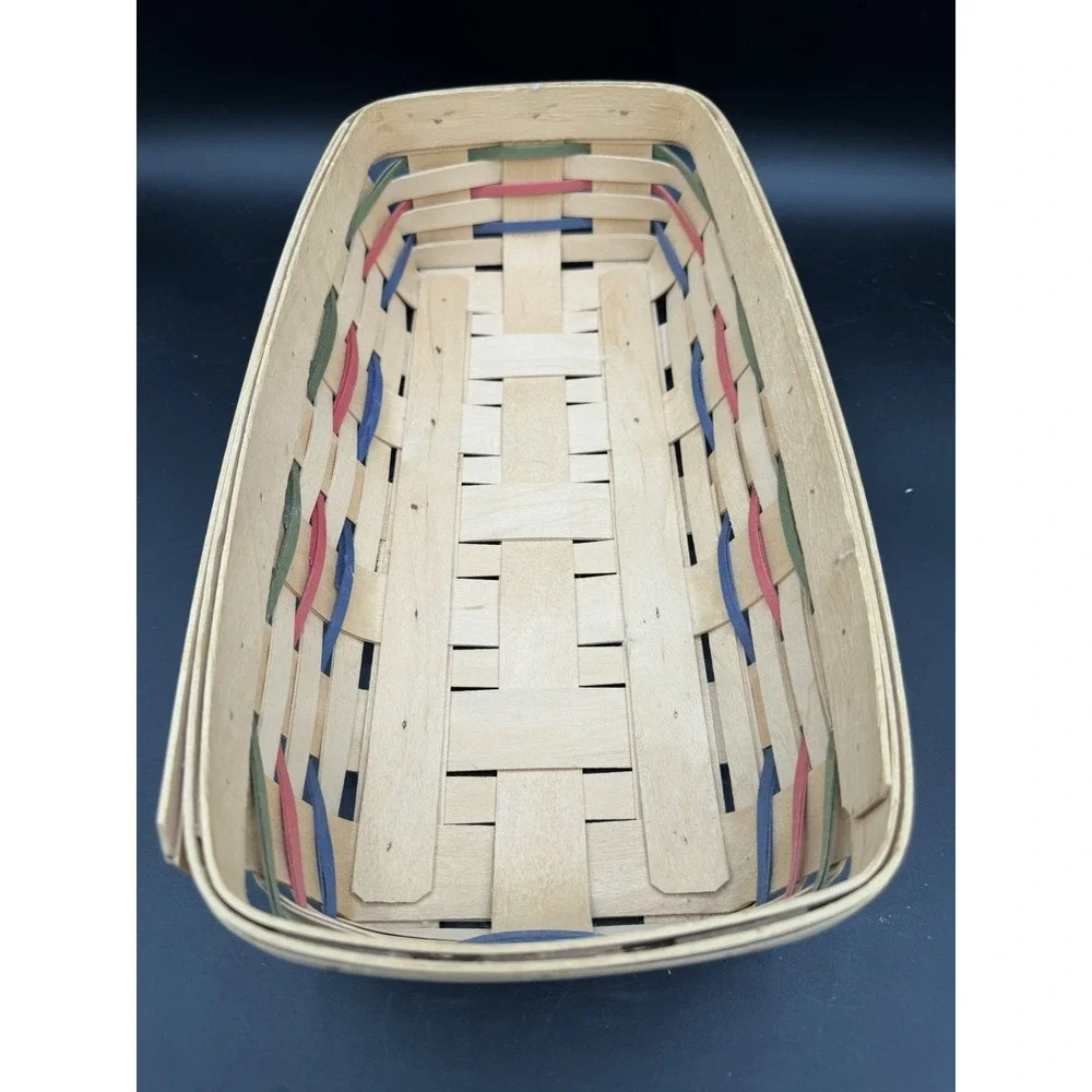 🧺🍞 Longaberger 1999 Woven Traditions Bread Basket 🌾✨